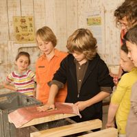 Atelier Papier & Animaux à la Ferme de Gally de St-Cyr-l'Ecole