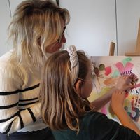 Atelier parent enfant de peinture XXL à Le Pellerin (44)