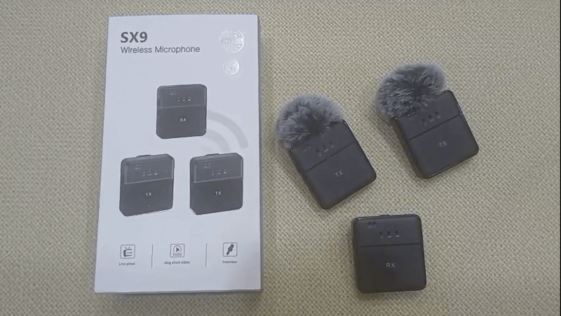 Micrófono Dual Solapa SX9 2 en 1