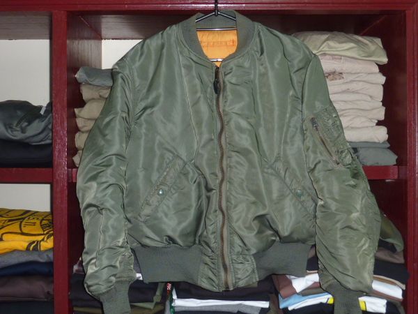 ma-1 米軍実物　Lサイズ以上の参考画像