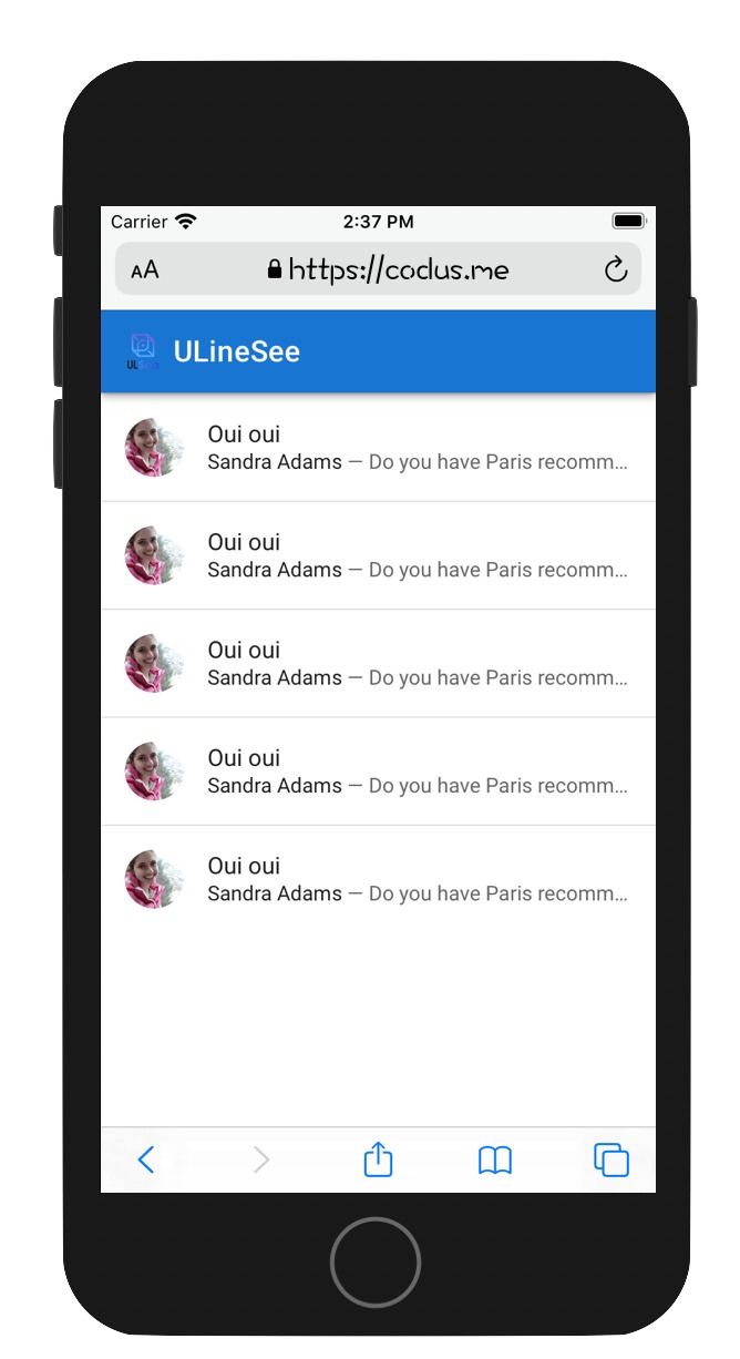 預覽-聊天室列表