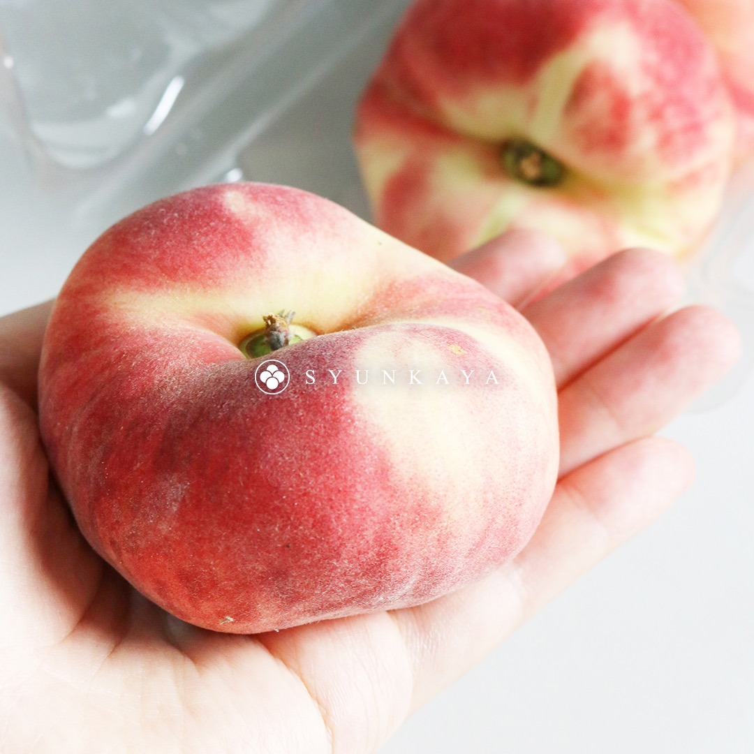 Donut peaches, U.S. flat peaches, seedless peaches, summer fruit box, imported peaches, fruit delivery Taiwan, PE fruit packaging, sweet American peaches, flat peach gift set, seasonal fruit