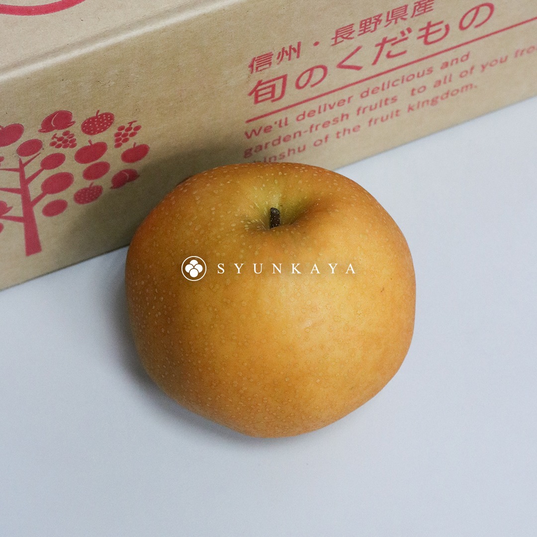 Shinshu Nansui pears from Nagano Prefecture, Niitaka pears, Nagano pears, Japanese pears, imported pears, Japanese fruits, autumn fruits, high-sweetness pears, and pears in original packaging.