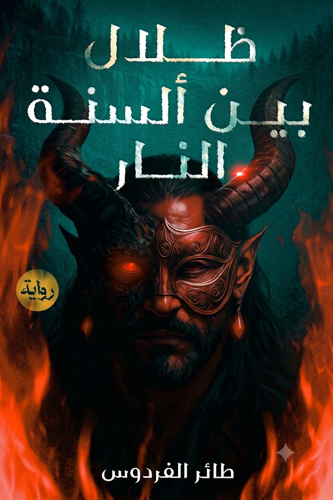 غلاف كتاب ظلال بين ألسنة النار