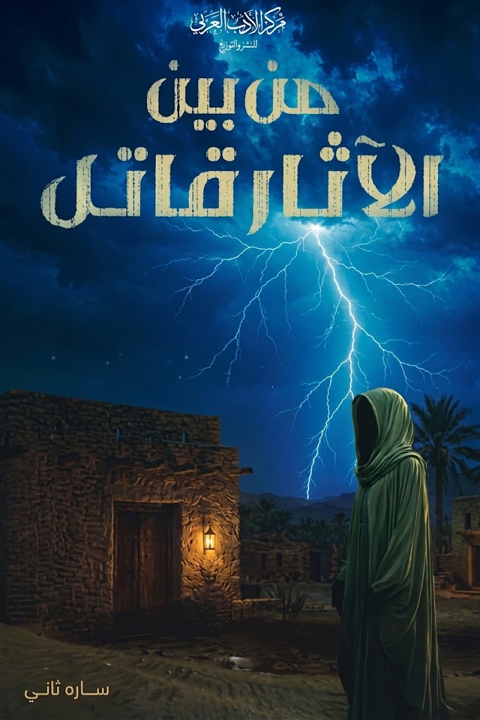 غلاف كتاب من بين الآثار قاتل