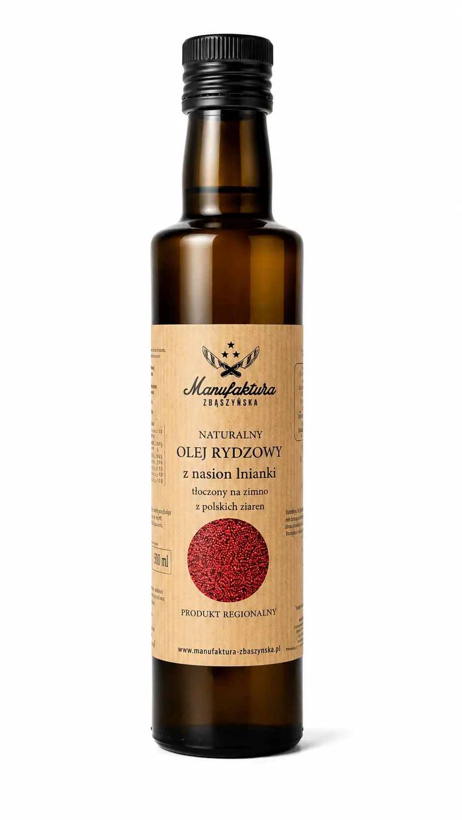 OLEJ RYDZOWY Z LNIANKI Manufaktura-Zbąszyńska 250ml