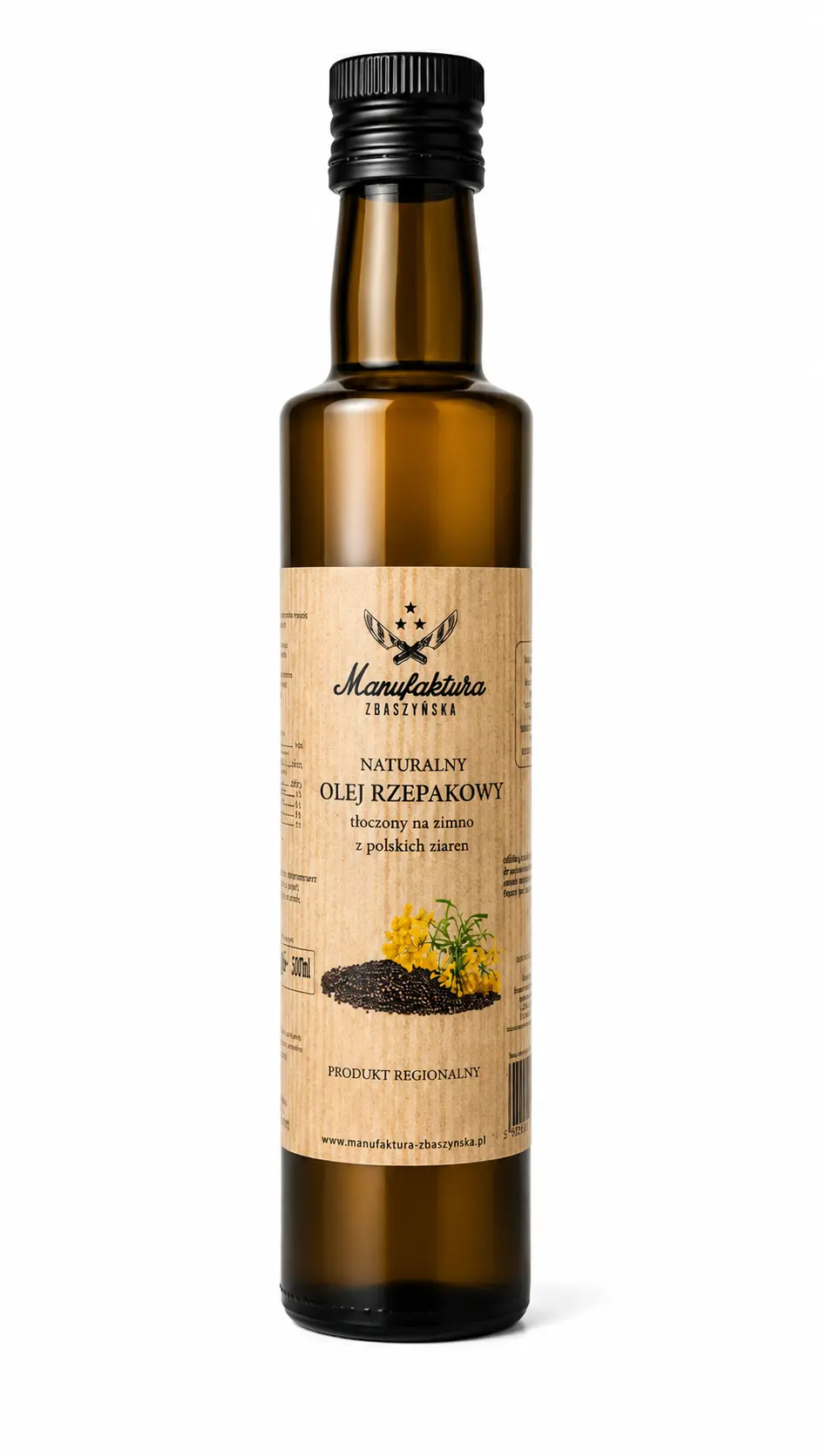 OLEJ RZEPAKOWY 250ml Manufaktura-Zbąszyńska