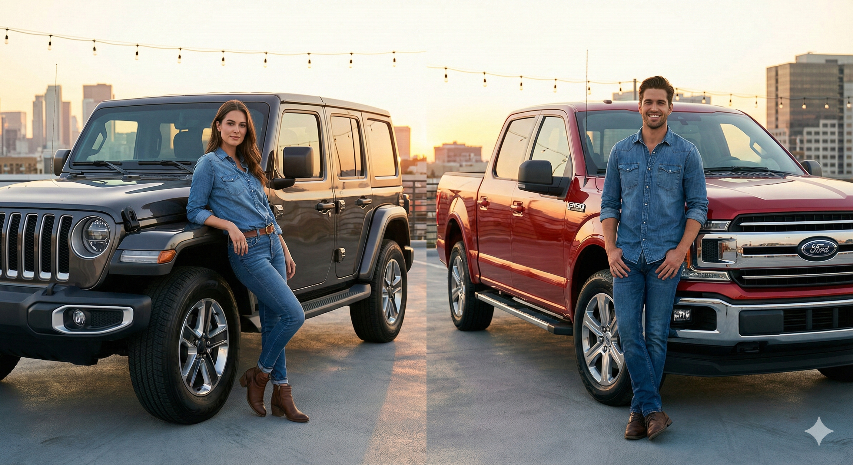 Promoción para mujeres y pickups