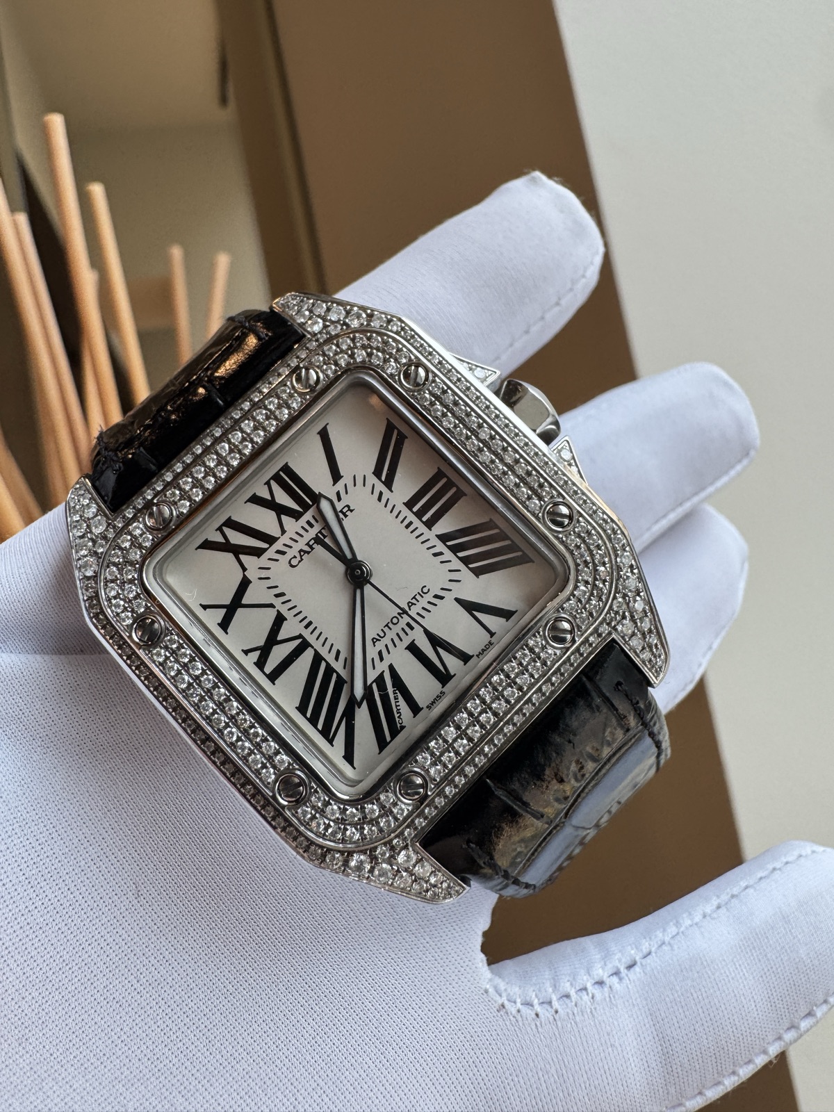 Cartier Santos Ice