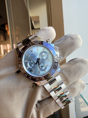 Rolex Daytona Platino Baguette