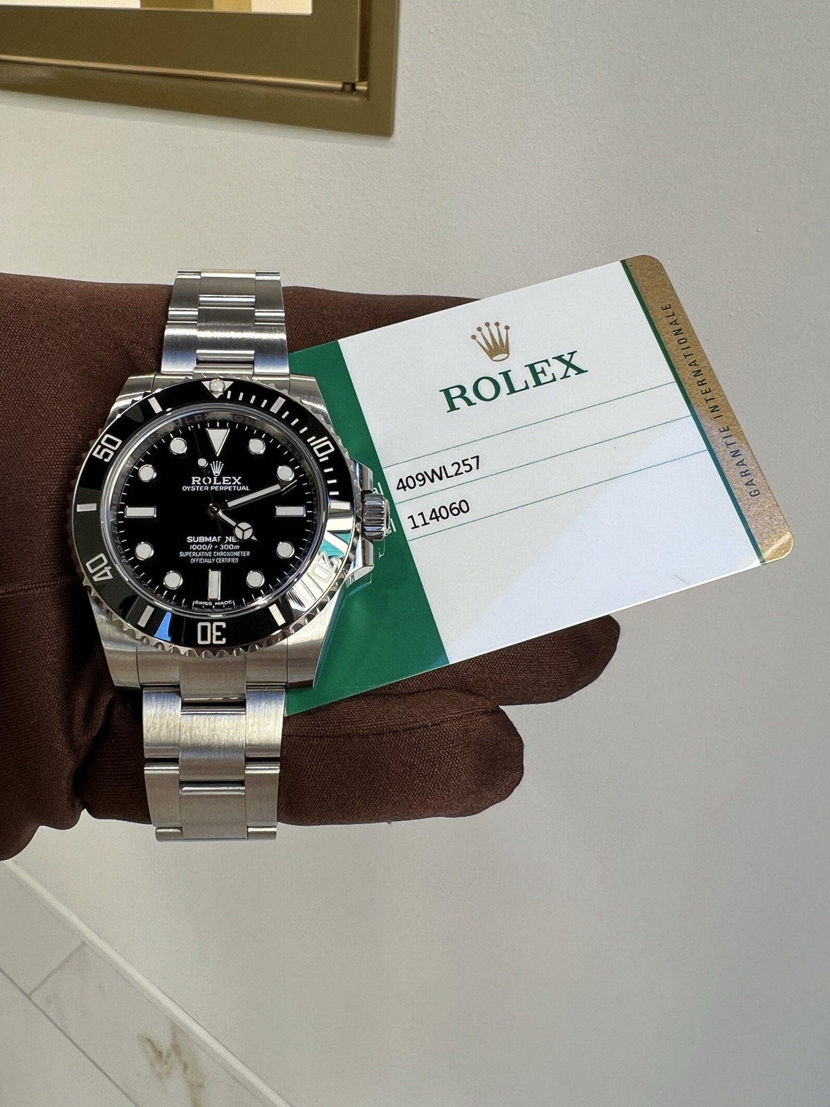 Rolex Bu 1C/2026 Submariner No Data