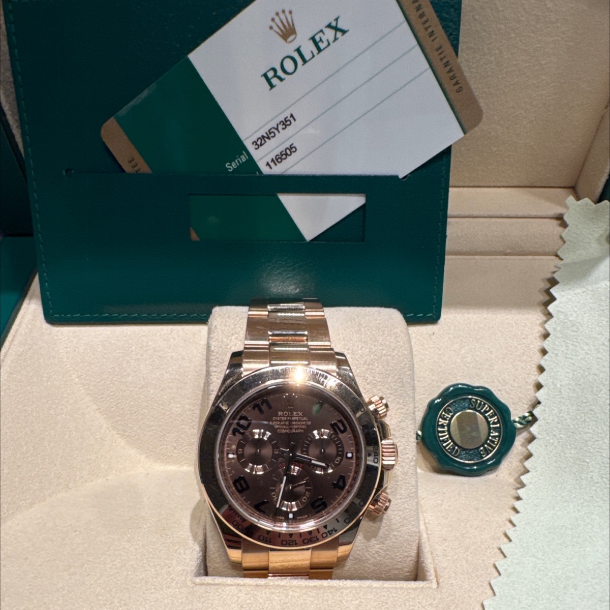 Rolex CV Daytona Rosa