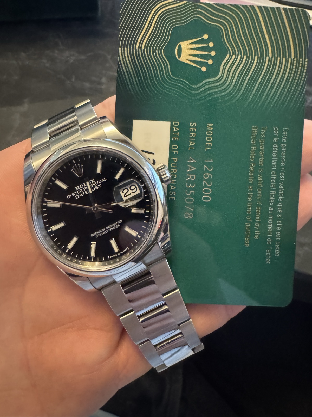 Rolex CV 113A/2026 Datejust 36mm