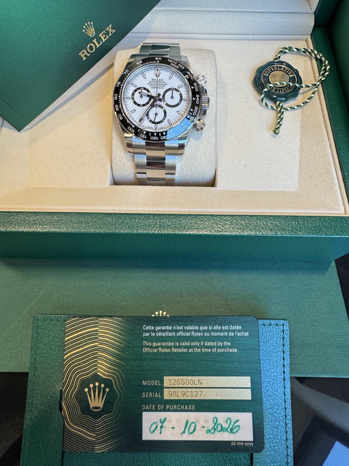 Rolex Daytona Panda