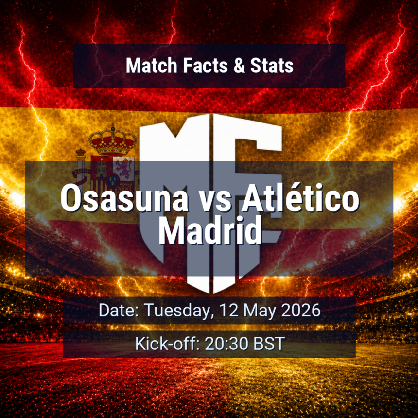Atlético Madrid visit El Sadar: Griezmann and Sorloth face a stubborn Osasuna in a tight La Liga test