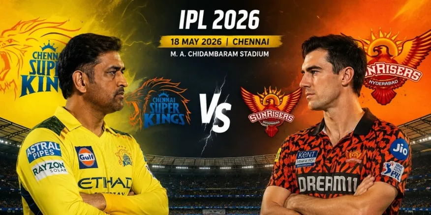 CSK vs SRH at Chepauk: Playoff pressure meets Sunrisers’ momentum in Match 63