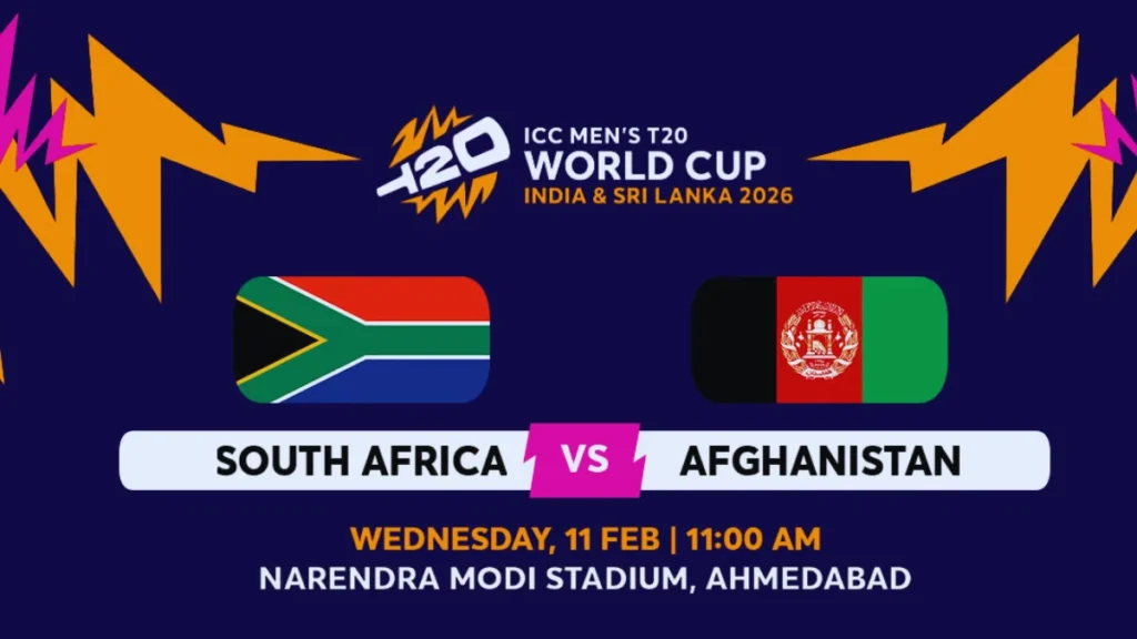 History in Ahmedabad: South Africa Edge Afghanistan in T20 World Cup’s First-Ever Double Super Over