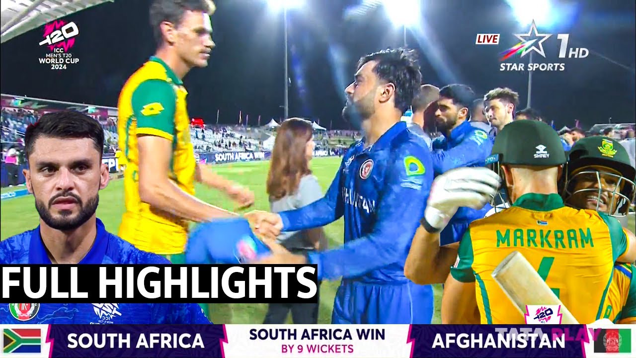 South Africa Edge Afghanistan in Unreal Double Super Over T20 World Cup Epic