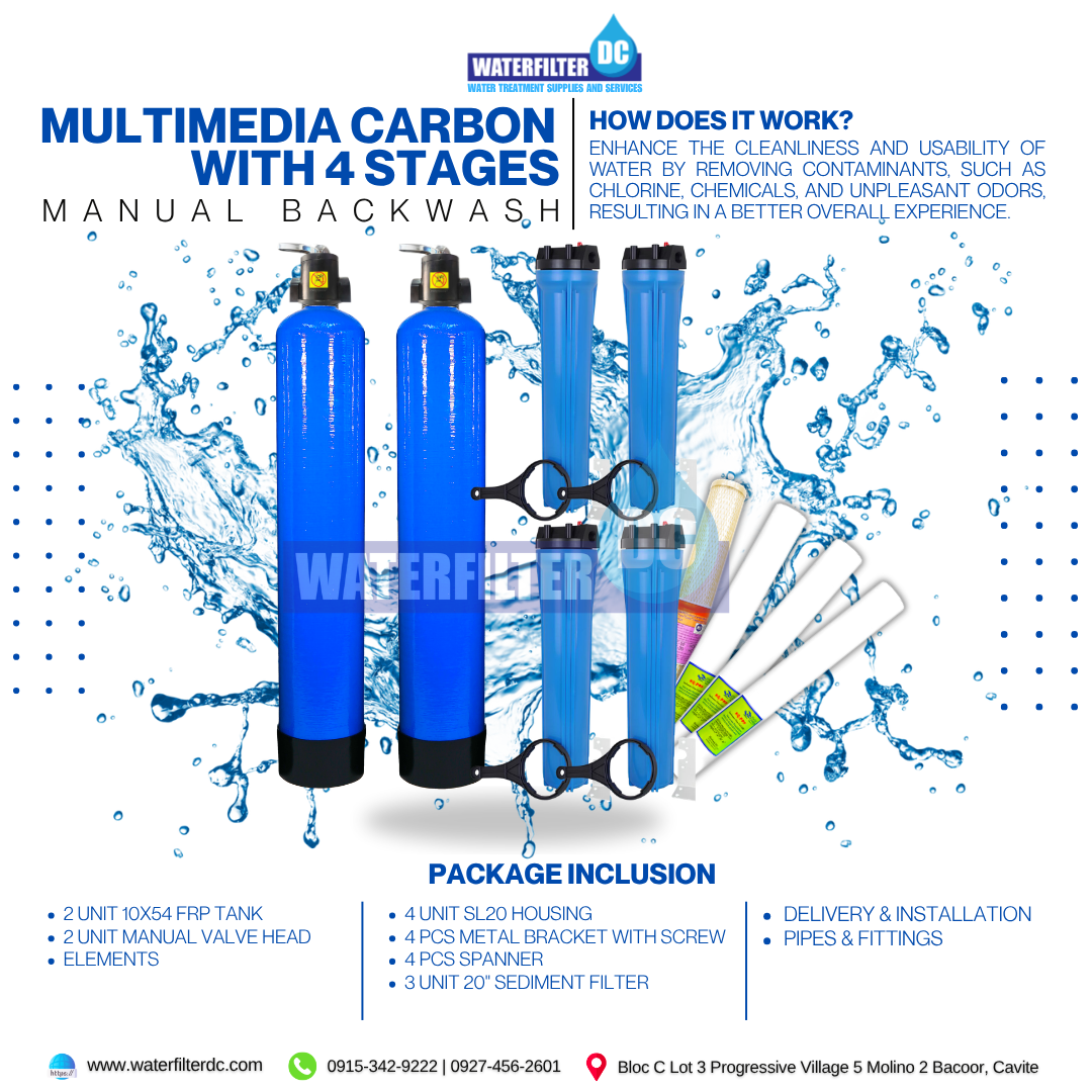 Multimedia + Activated Carbon with 4 Stages (Manual)