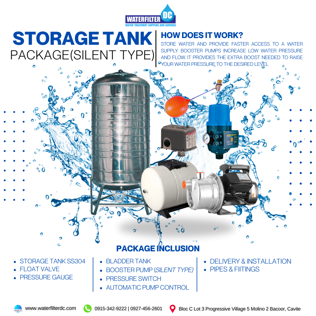 Storage Tank & Pump Package (Silent Type Pump)