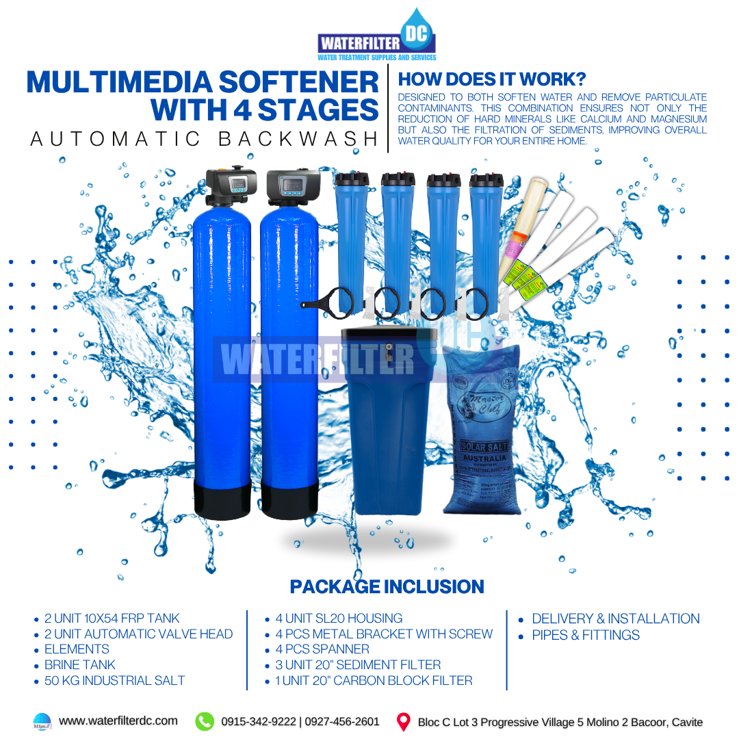 Multimedia + Water Softener with 4 Stages (Automatic)