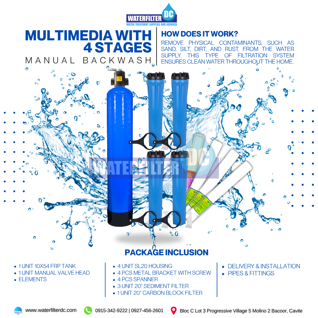 Multimedia with 4 Stages (Manual Backwash)