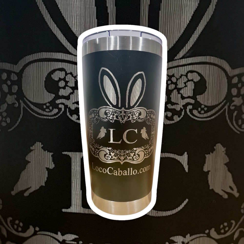 20oz LC “Buckle Bunny” Insulated Water Bottle $35