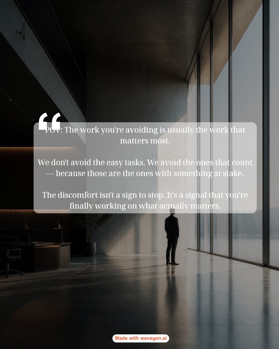 A quotable line — quote card