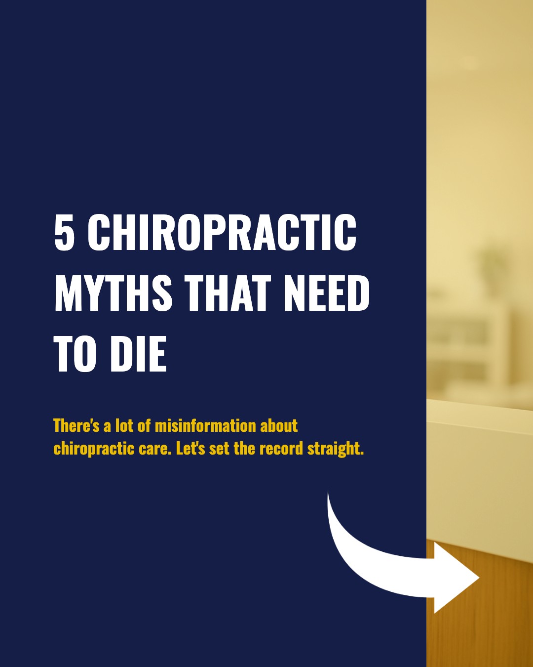 Chiropractic Myths template preview
