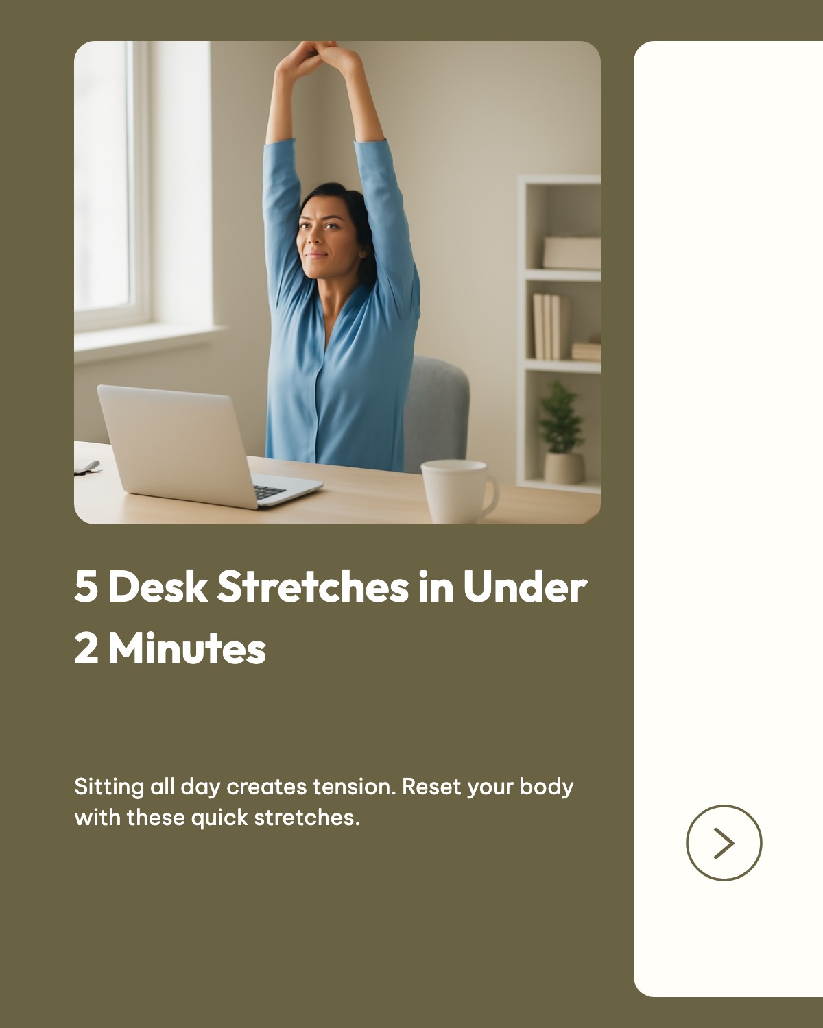 Desk Stretches template preview