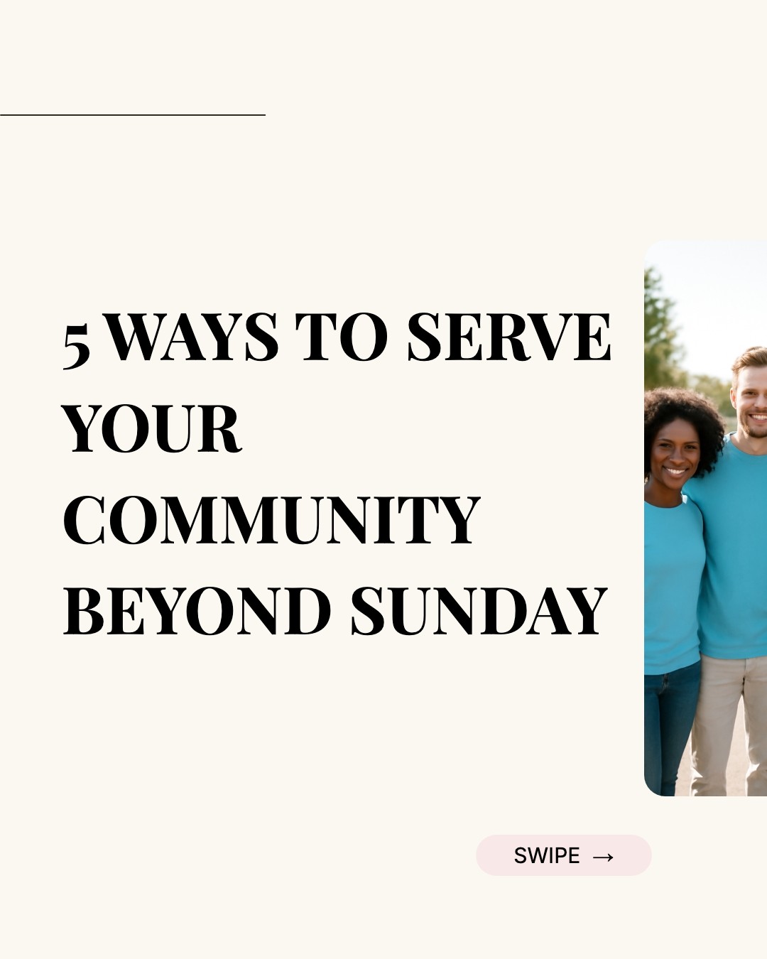 Community Service Ideas template preview