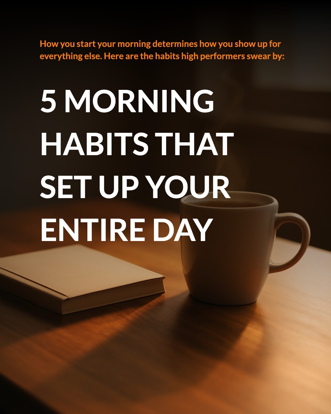 Morning Habits template preview