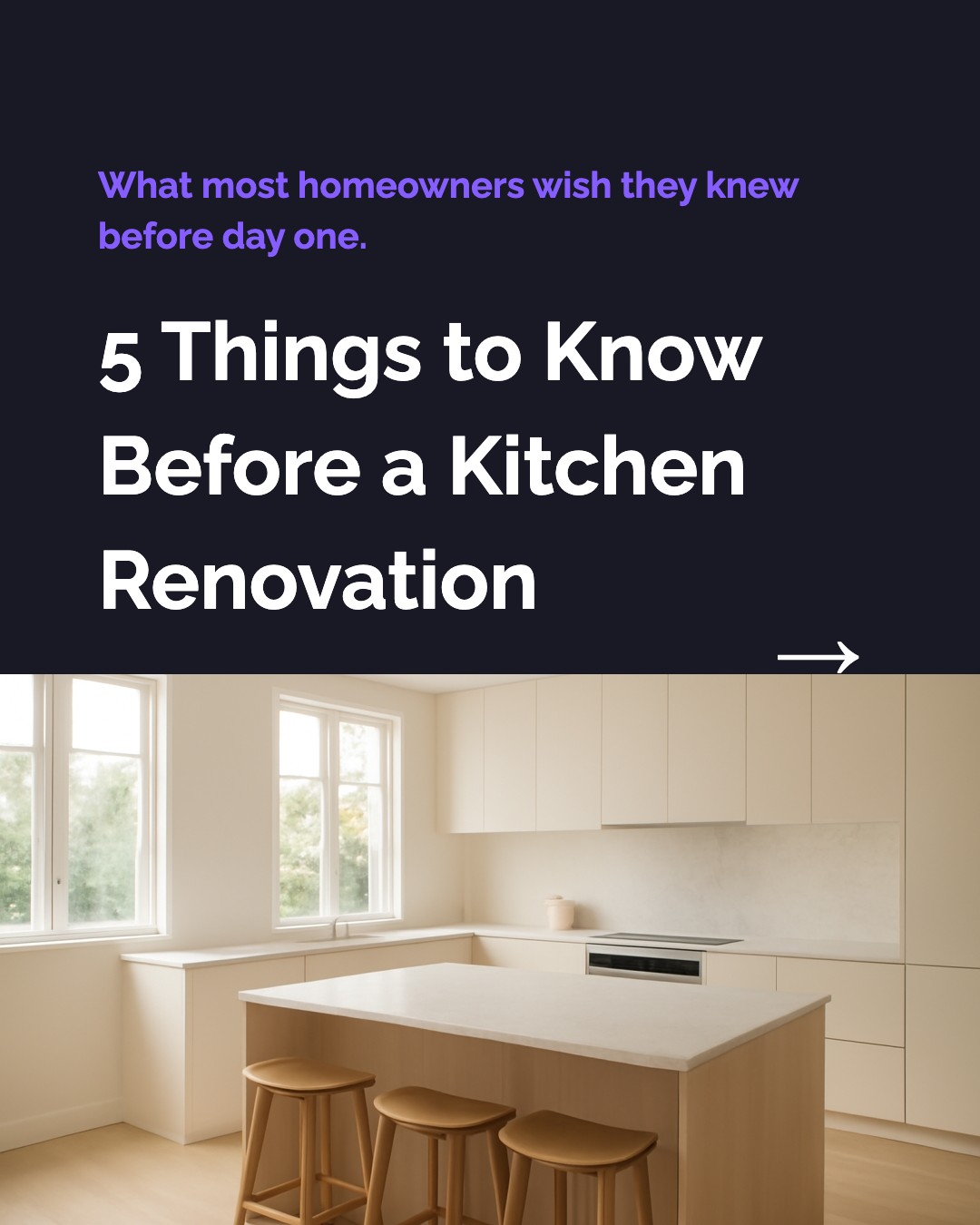 Kitchen Renovation Tips template preview