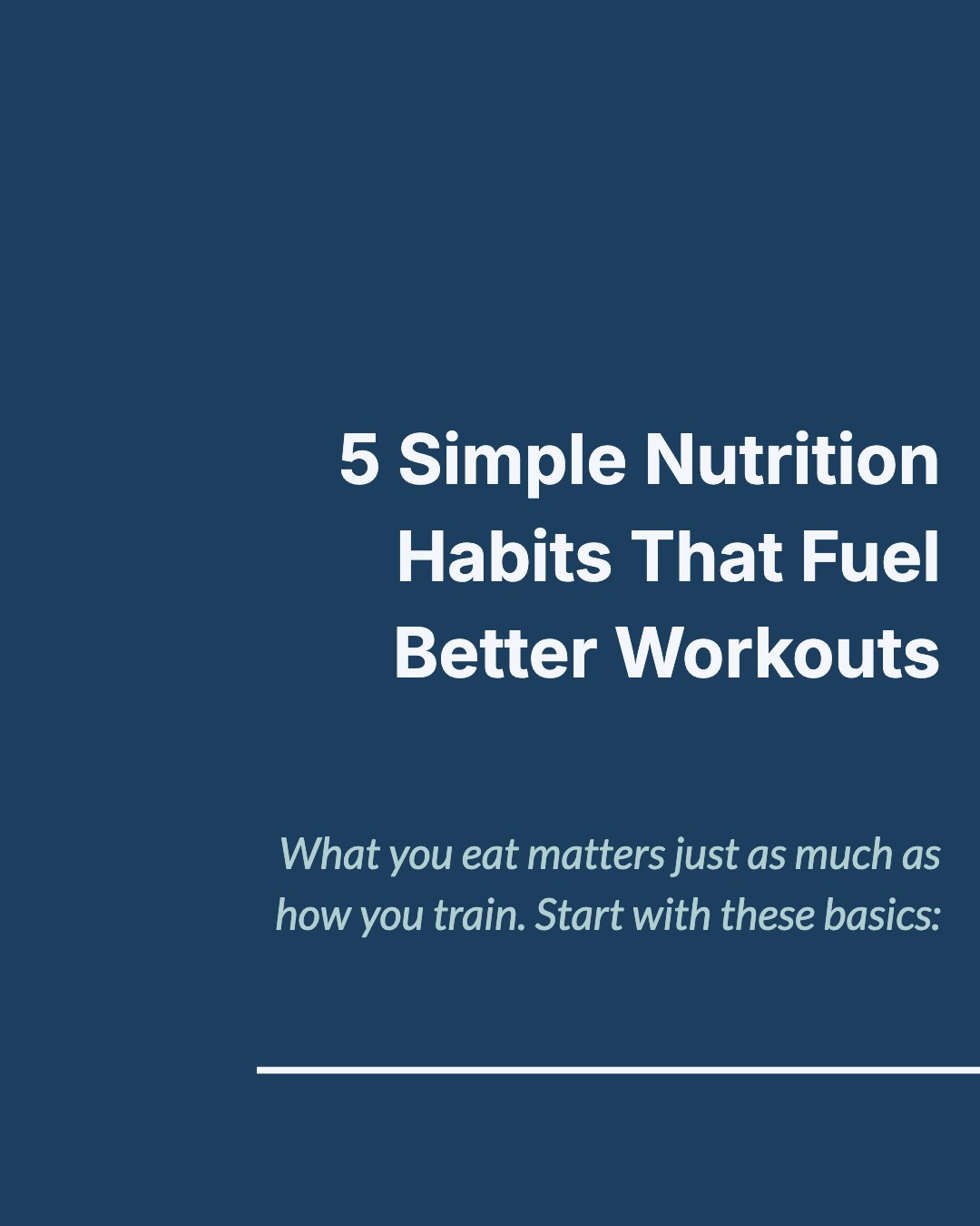 Nutrition Habits template preview