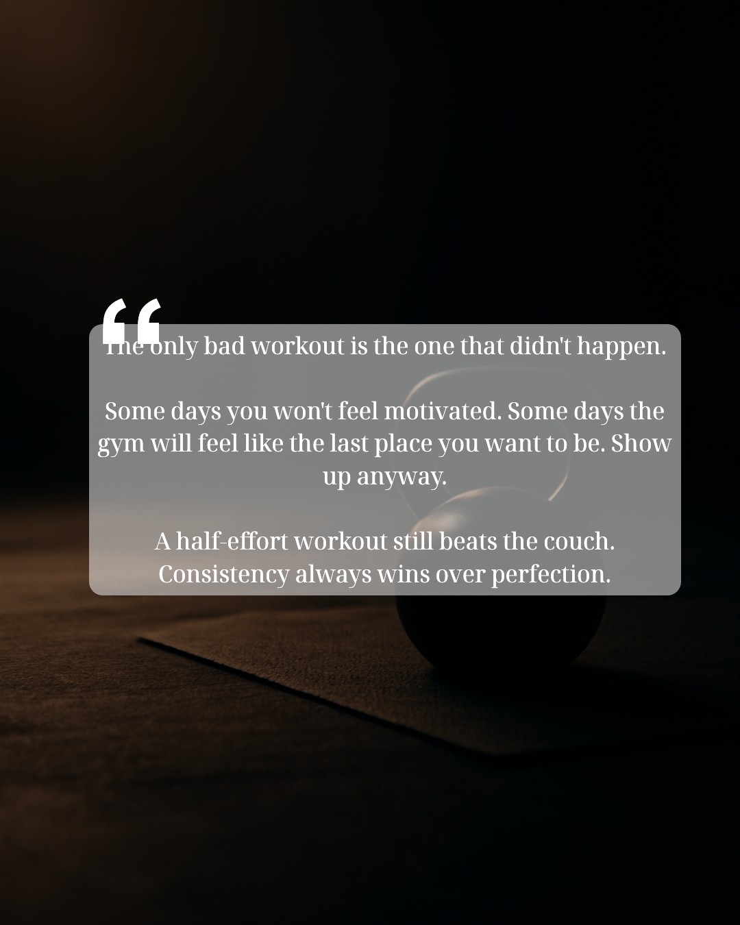 Fitness Quote template preview