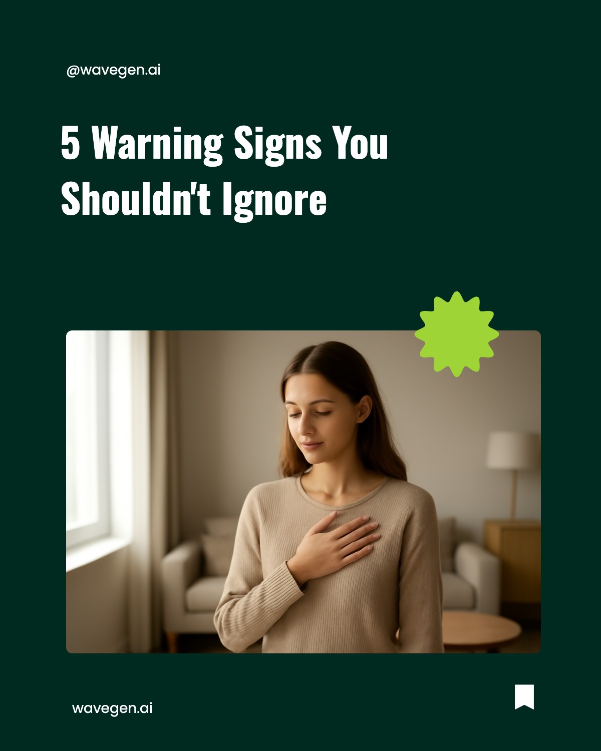 Warning Signs to Watch template preview