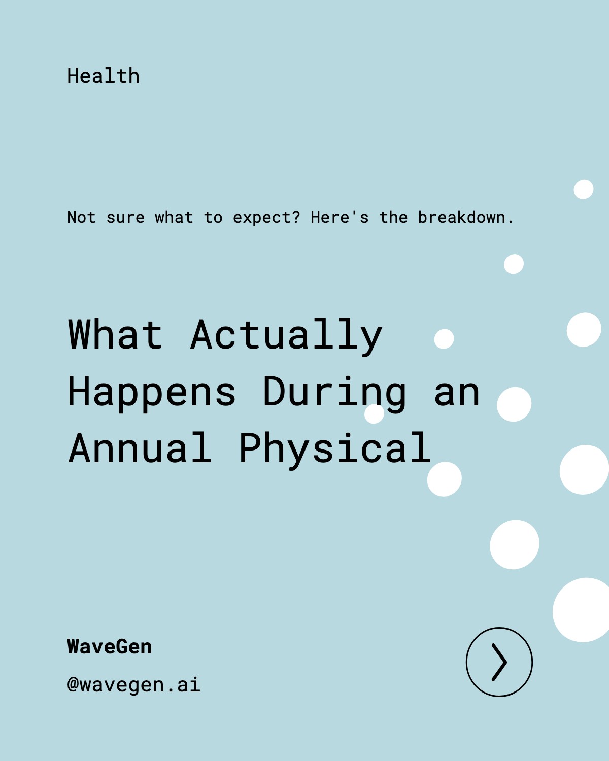 Annual Physical Guide template preview