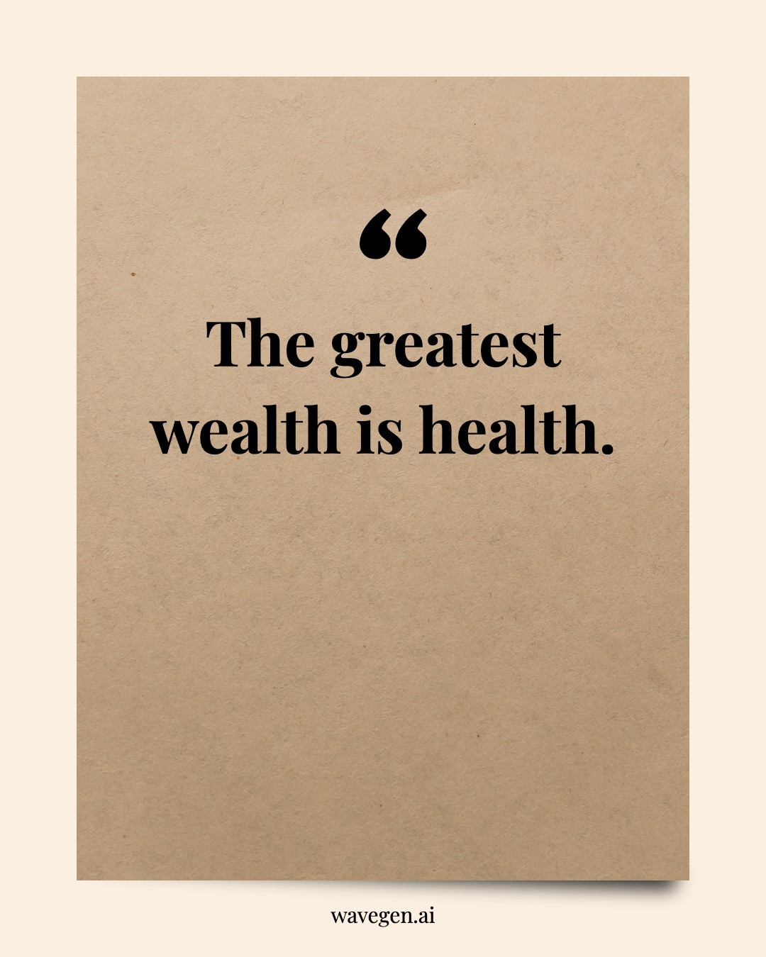 Health Quote template preview