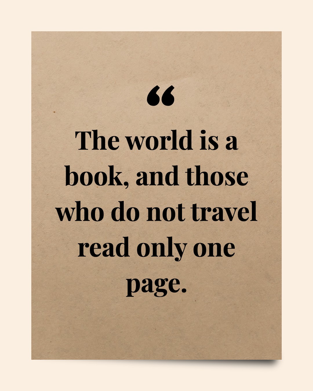 Travel Quote template preview
