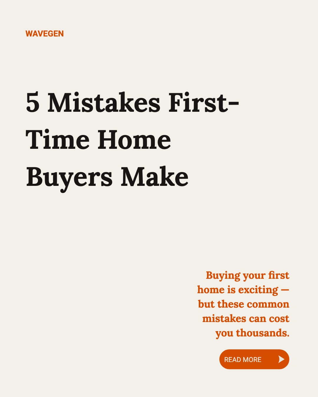 First-Time Buyer Tips template preview