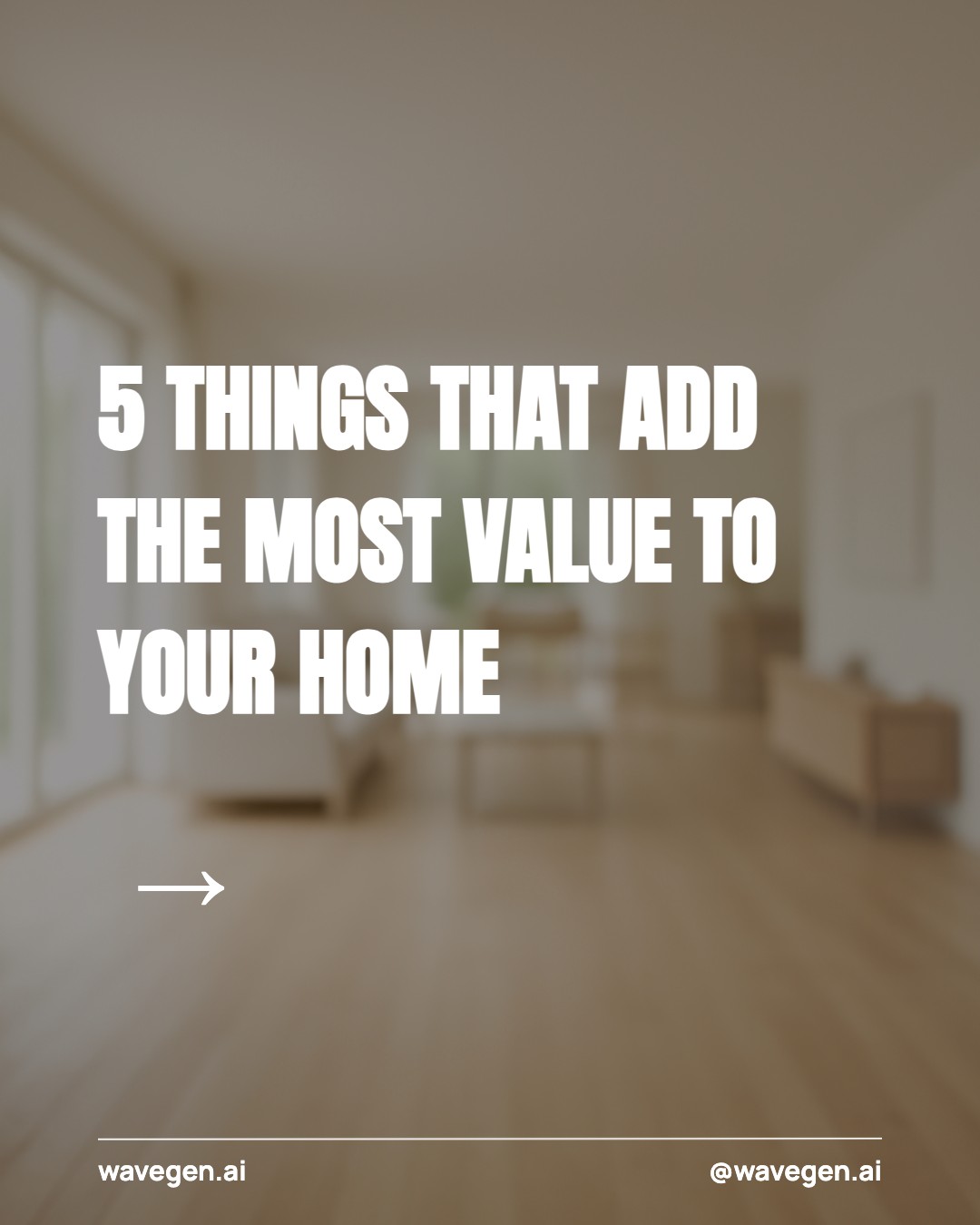 Home Value Upgrades template preview