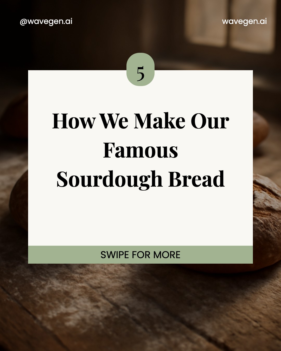 Behind the Scenes template preview