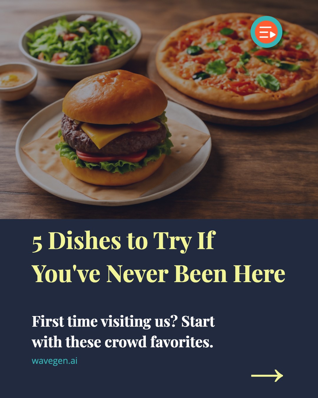 Must-Try Dishes template preview