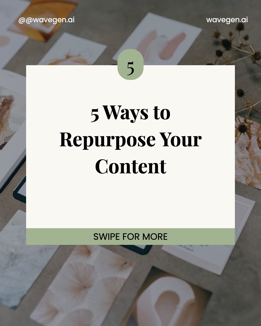 Card Listicle template preview