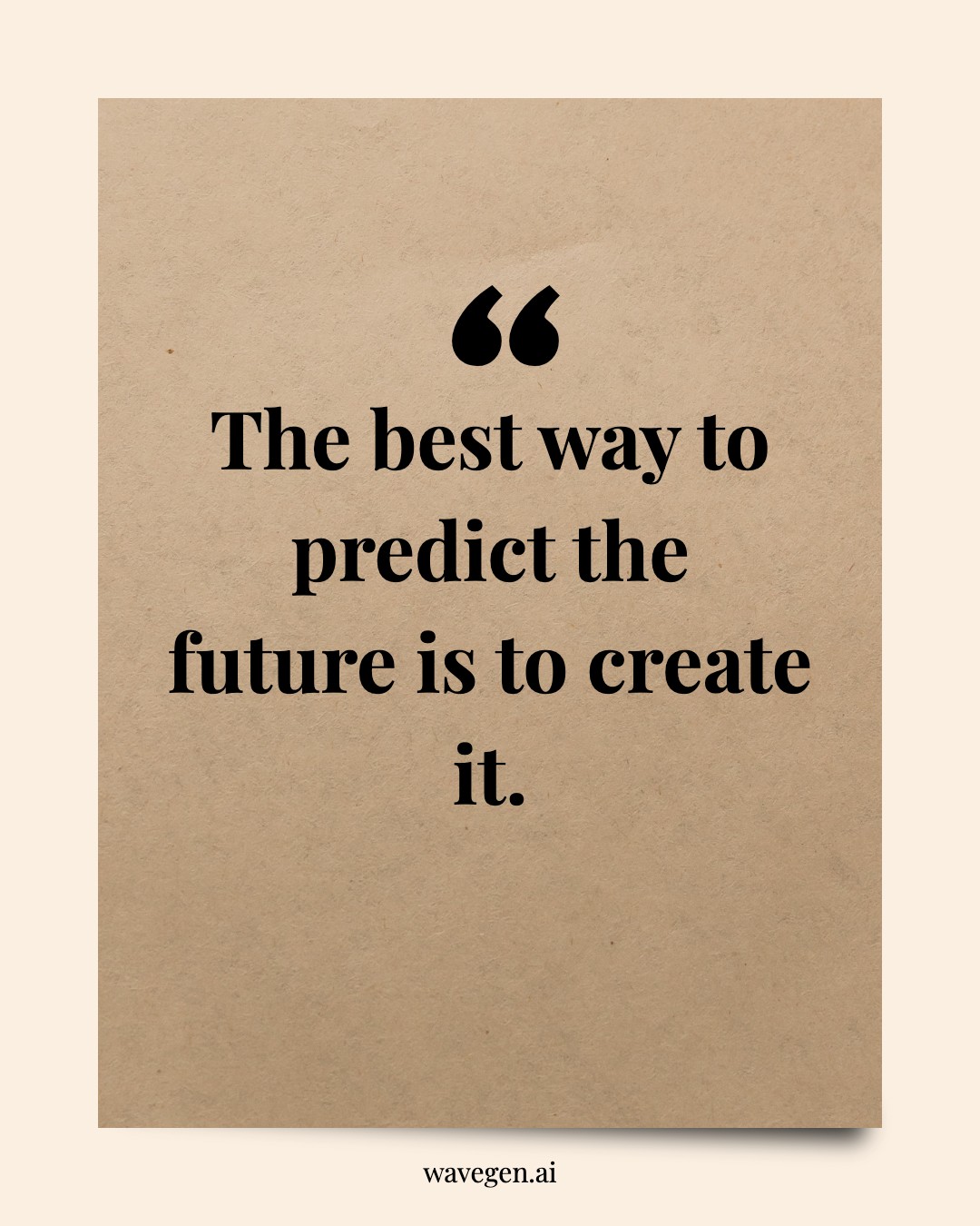 Kraft Paper Quote template preview