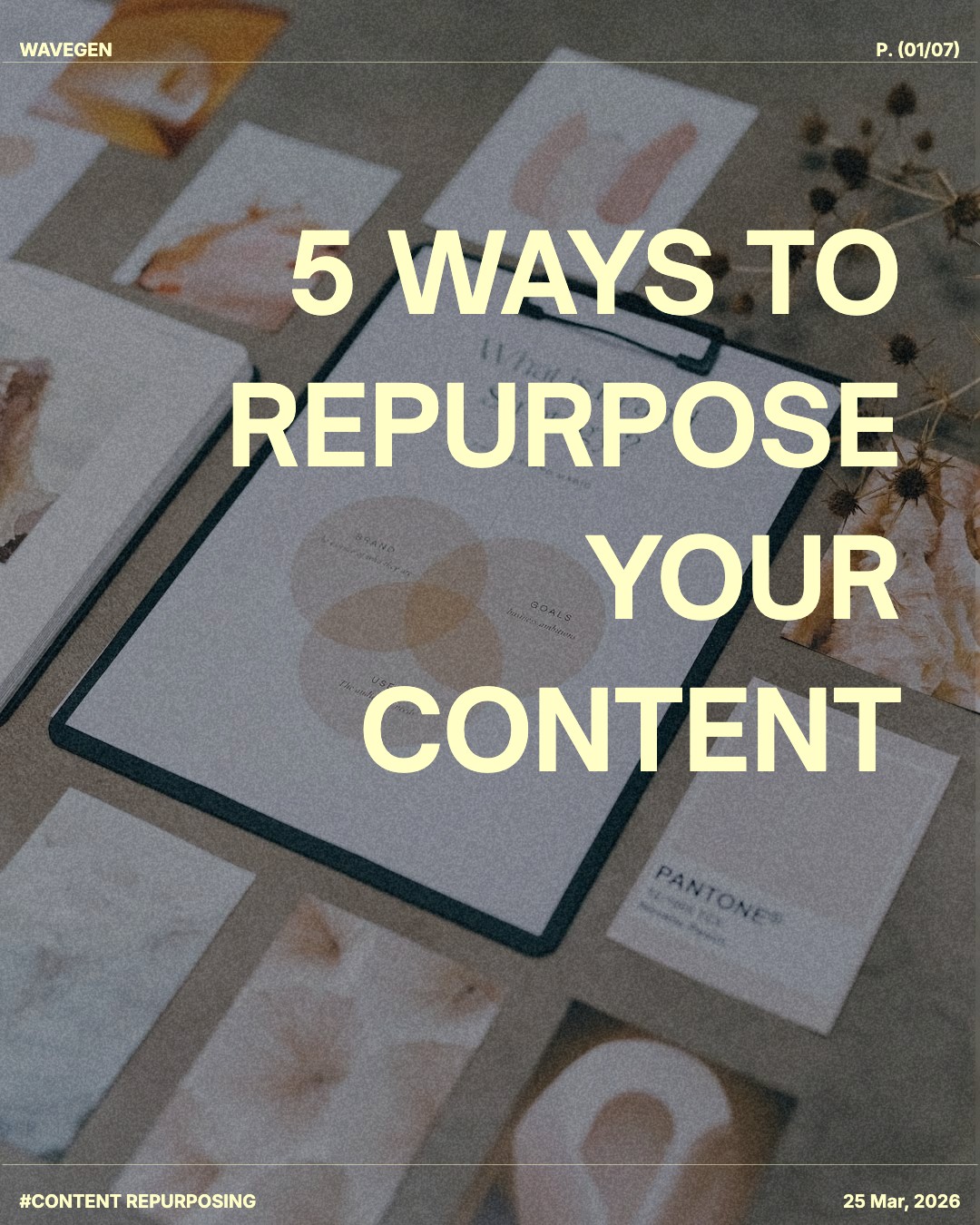 Retro Halftone template preview