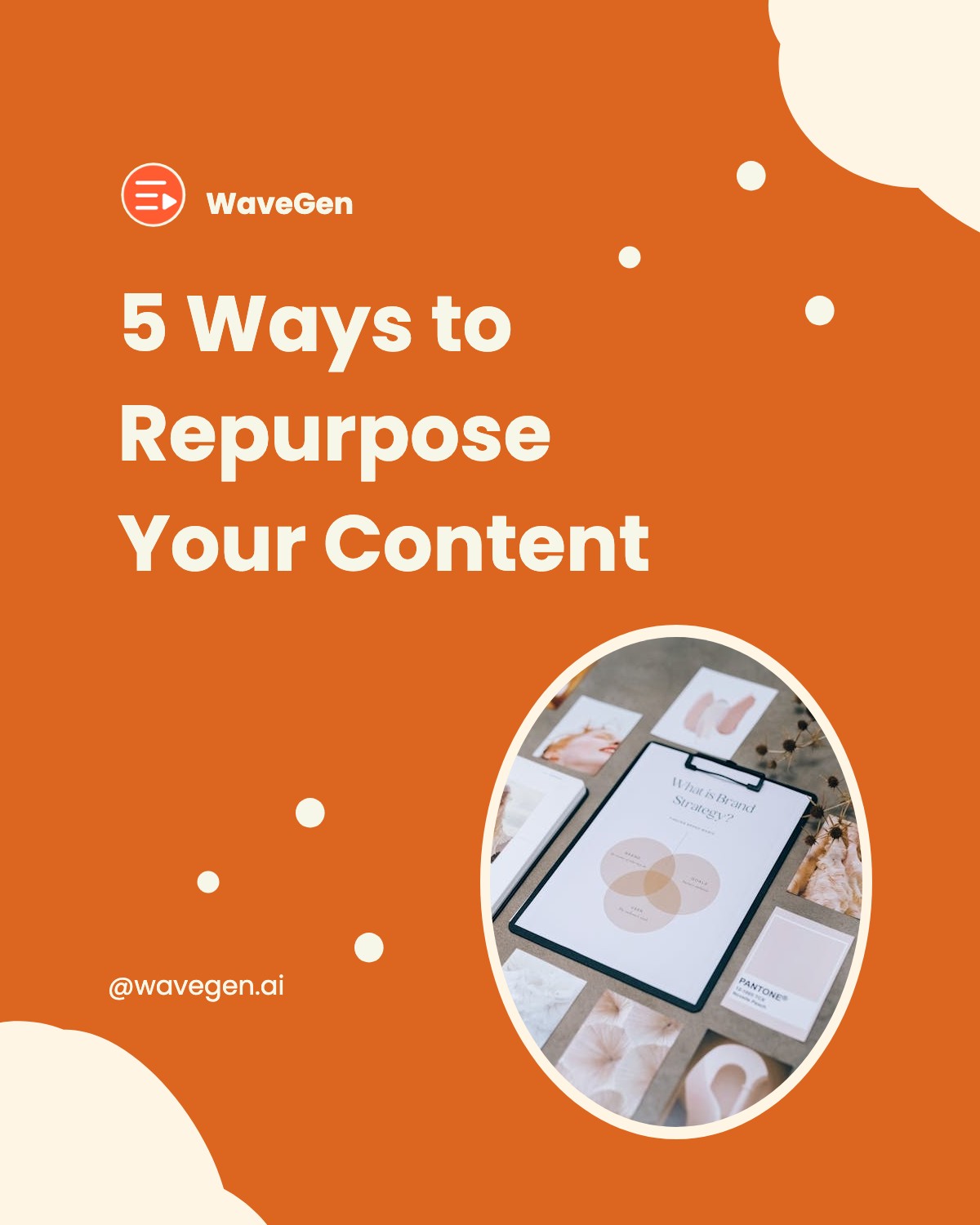 Warm Blob template preview