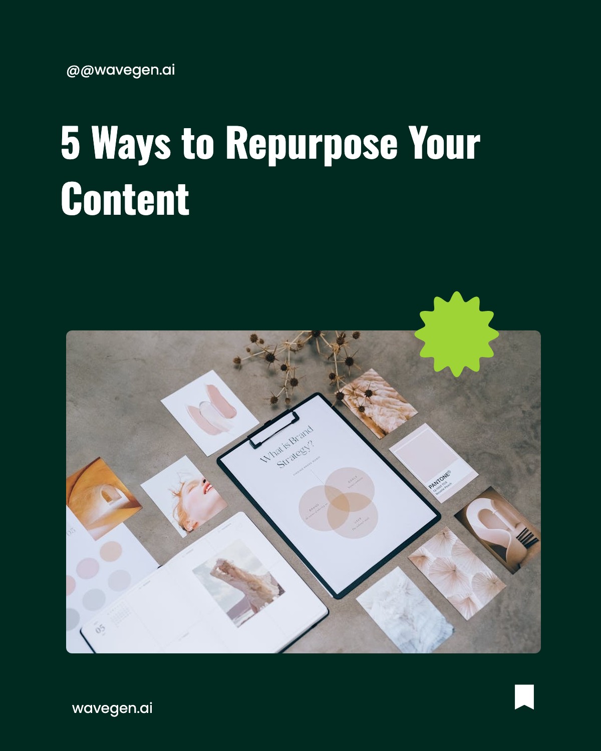 White Bookmark template preview