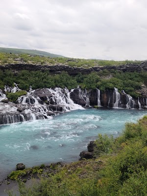 Hraunfossar Waterfall