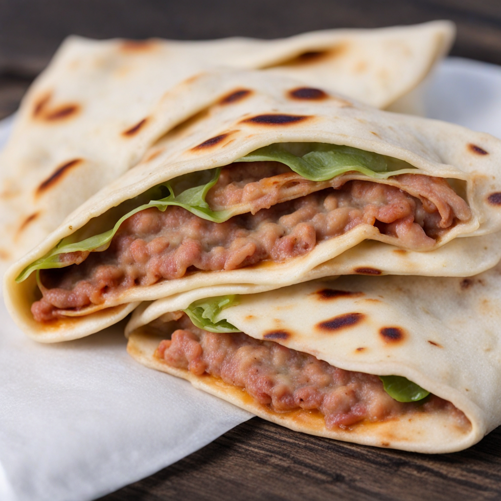 Piadina con salsiccia